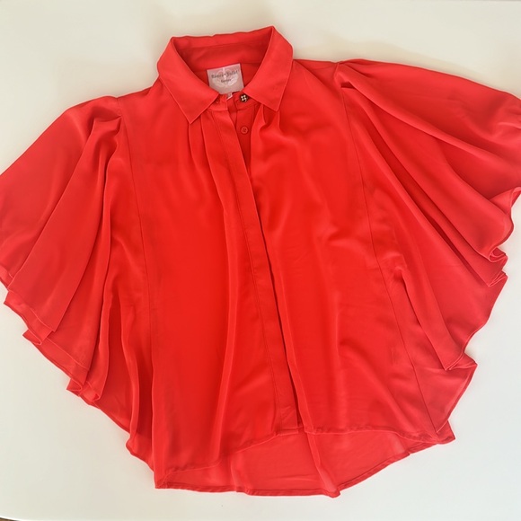 Y2K Bat Wing Blouse - Picture 6 of 6